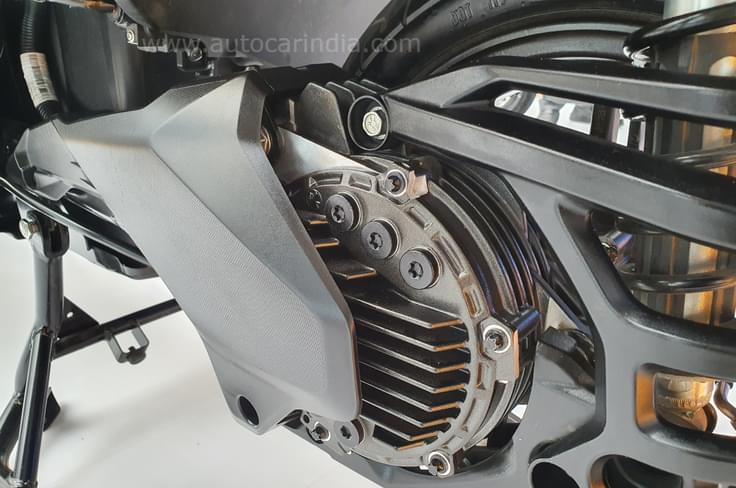 Electric motor on the Vida V1. Electric motor on the Vida V1.